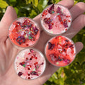 Aphrodite Love Spell Tea Lights: Rose Quartz Vegan Candles