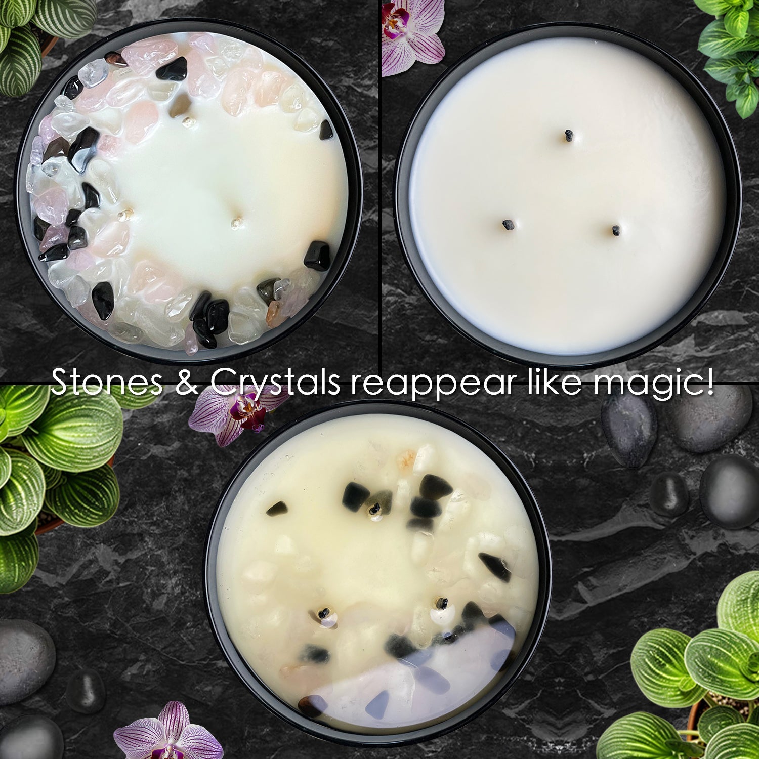 Juniper Zest Crystal Candle, 10oz