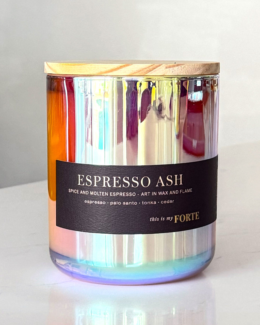 Espresso Ash Prism Candle
