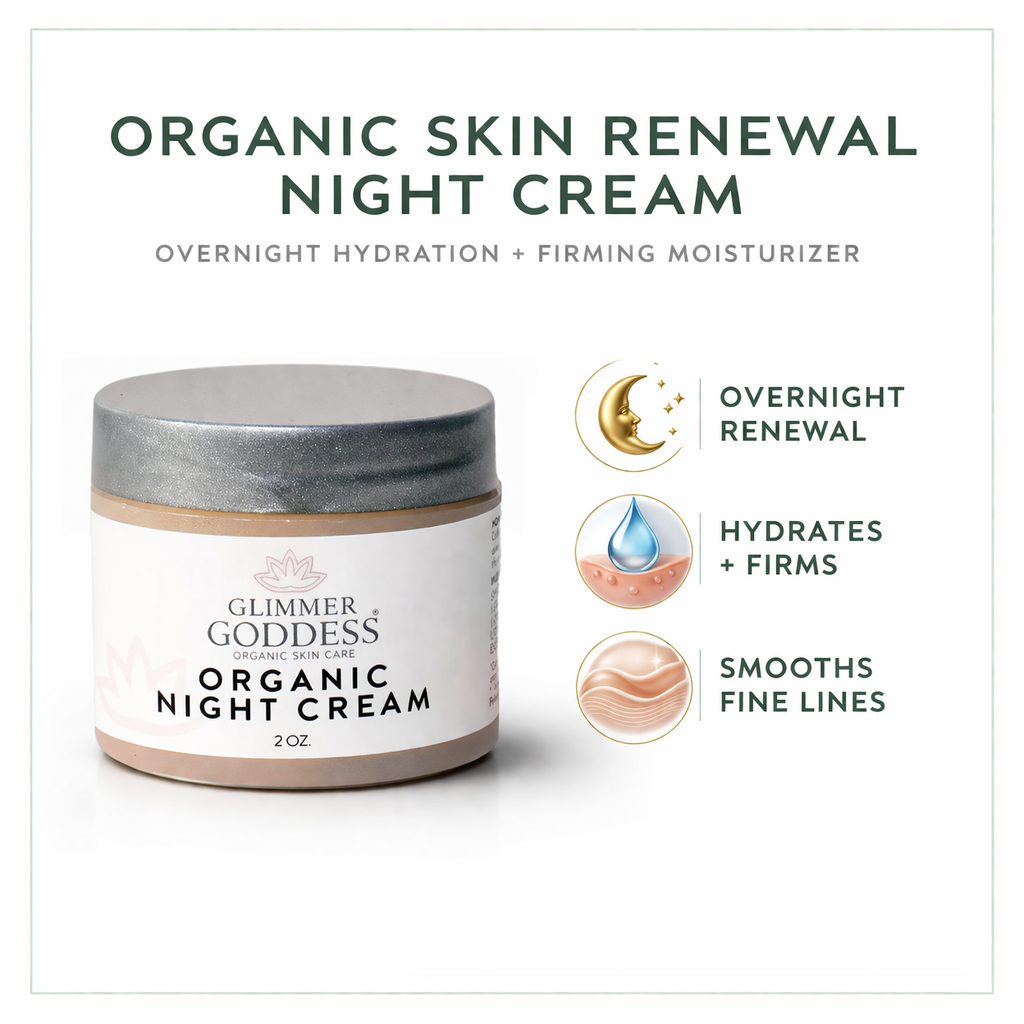 Organic Skin Renewal Night Cream 2 oz – Anti-Aging