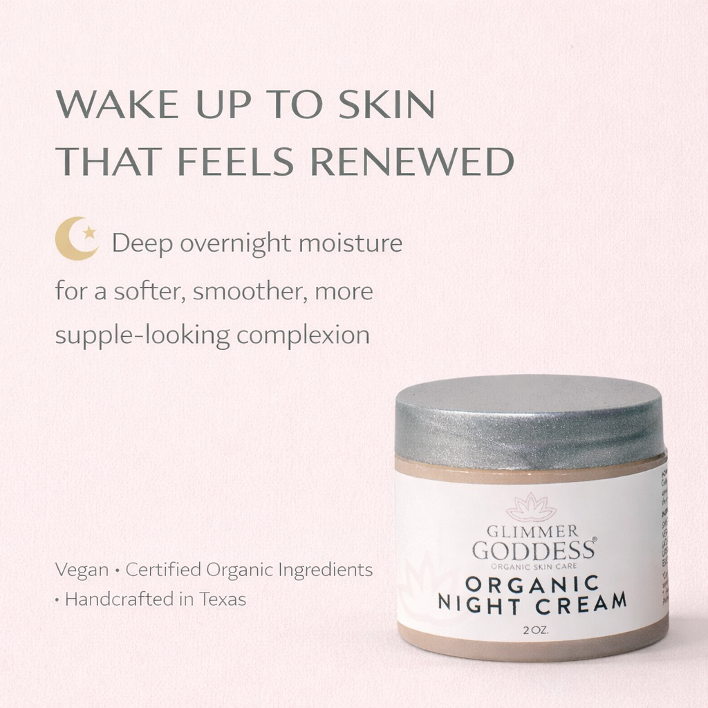 Organic Skin Renewal Night Cream 2 oz – Anti-Aging