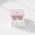 Acrylic 4 Drawer Box | Light Pink Roses
