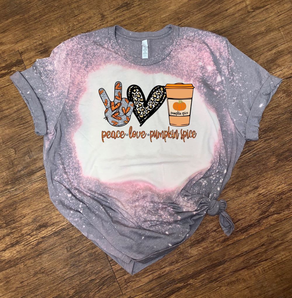 Peace Love Pumpkin Spice w/ Glitter