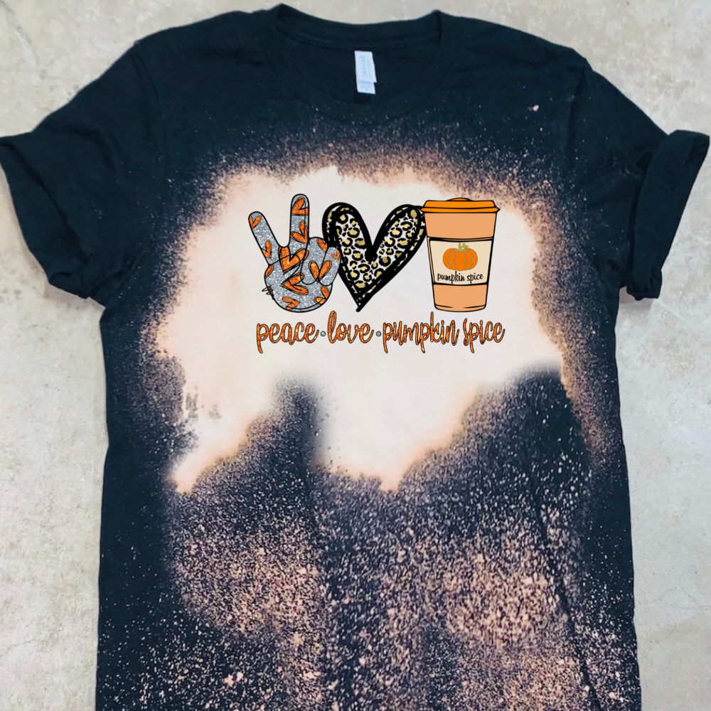 Peace Love Pumpkin Spice w/ Glitter