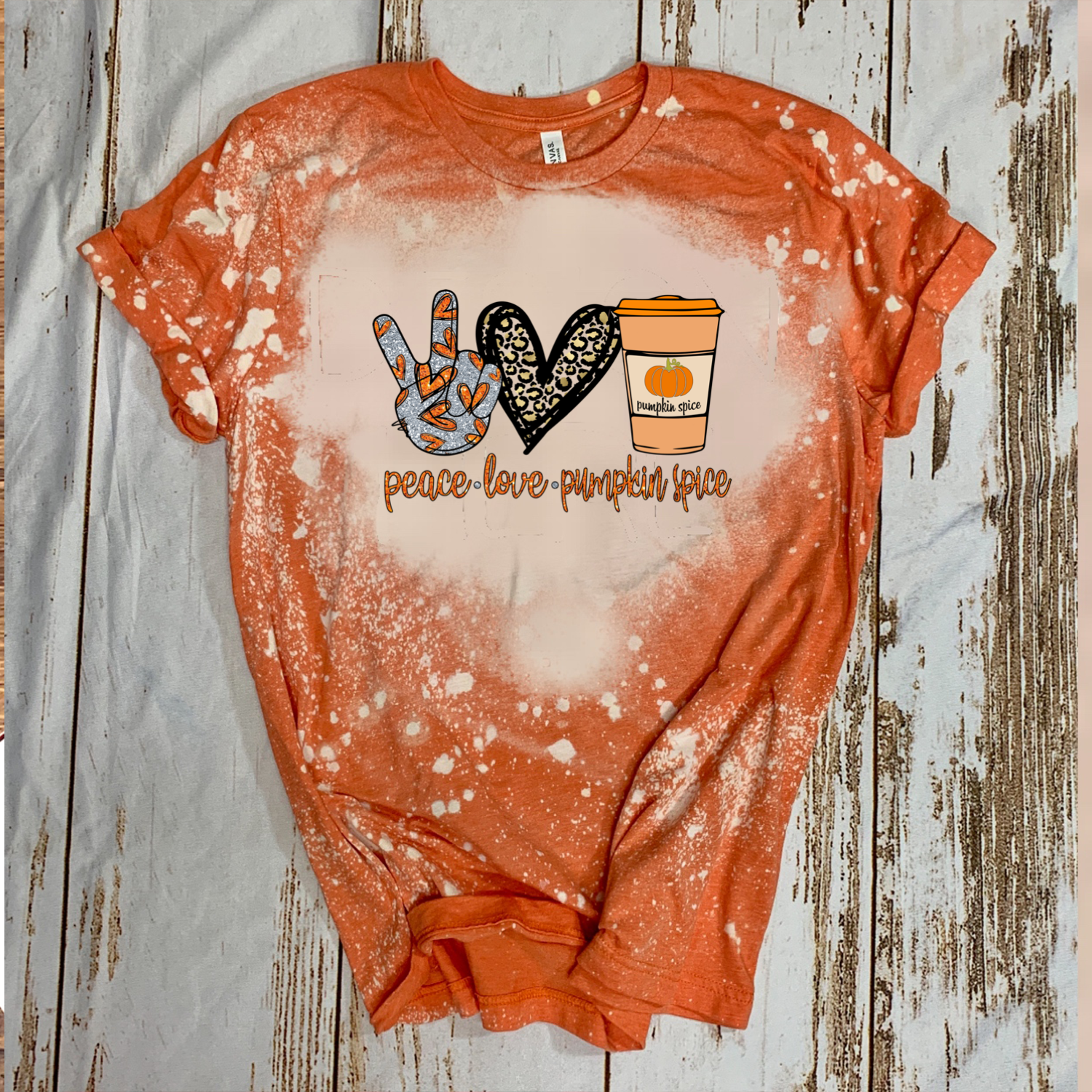 Peace Love Pumpkin Spice w/ Glitter